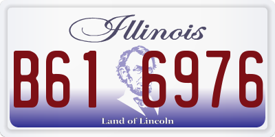 IL license plate B616976