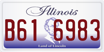 IL license plate B616983