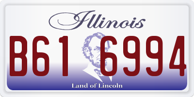 IL license plate B616994