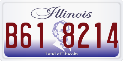 IL license plate B618214