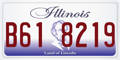 IL license plate B618219