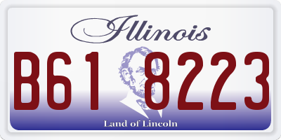 IL license plate B618223