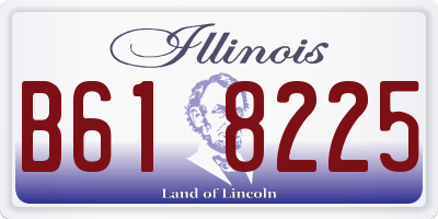 IL license plate B618225