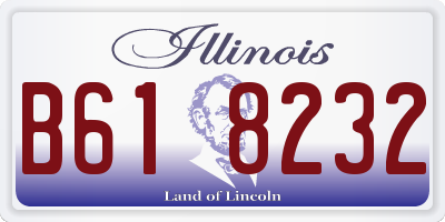 IL license plate B618232