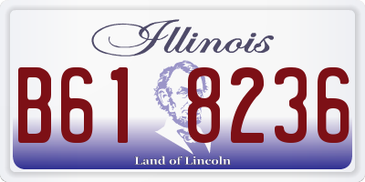 IL license plate B618236