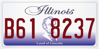 IL license plate B618237