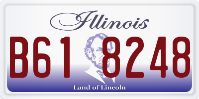 IL license plate B618248