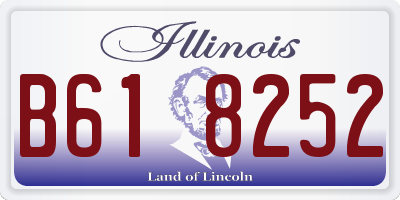 IL license plate B618252