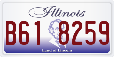 IL license plate B618259