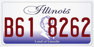 IL license plate B618262