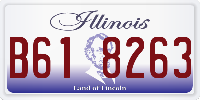IL license plate B618263
