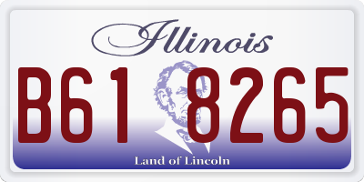 IL license plate B618265