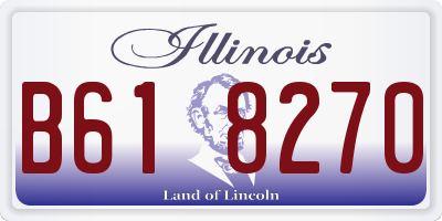 IL license plate B618270