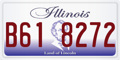 IL license plate B618272