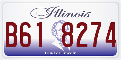 IL license plate B618274
