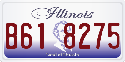 IL license plate B618275