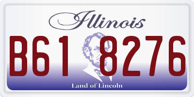 IL license plate B618276