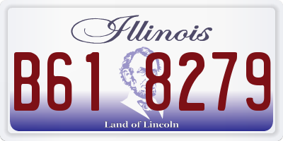 IL license plate B618279