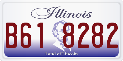 IL license plate B618282