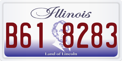 IL license plate B618283