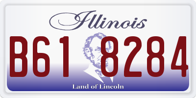 IL license plate B618284
