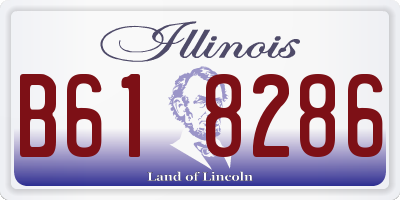 IL license plate B618286