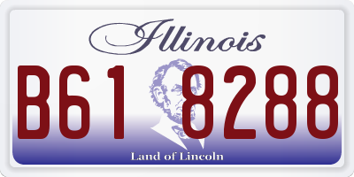 IL license plate B618288