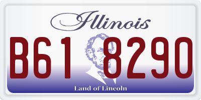 IL license plate B618290