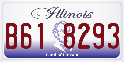IL license plate B618293