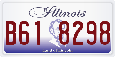 IL license plate B618298