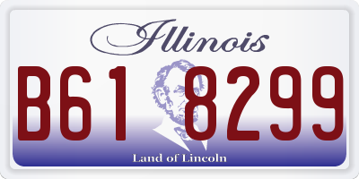 IL license plate B618299
