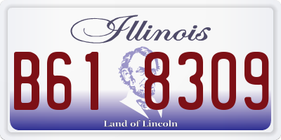 IL license plate B618309