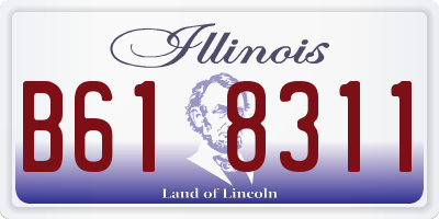 IL license plate B618311