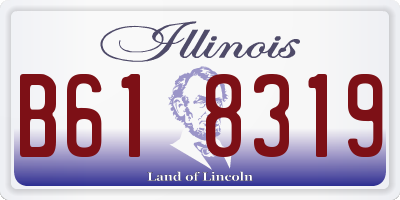 IL license plate B618319
