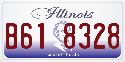 IL license plate B618328