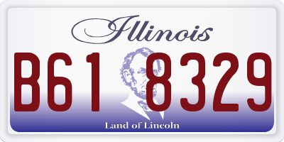 IL license plate B618329