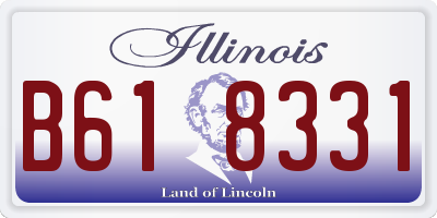IL license plate B618331