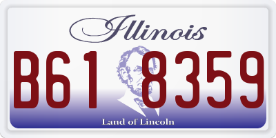 IL license plate B618359