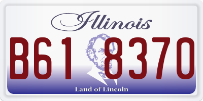 IL license plate B618370
