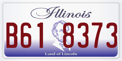 IL license plate B618373