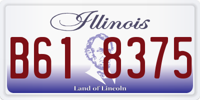 IL license plate B618375