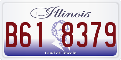 IL license plate B618379