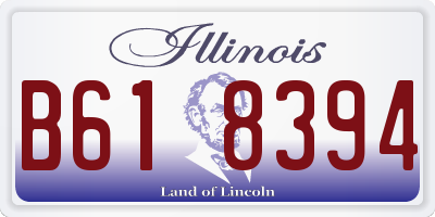 IL license plate B618394