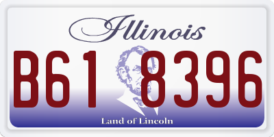 IL license plate B618396