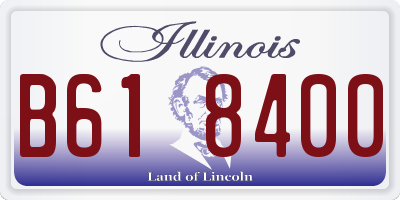 IL license plate B618400