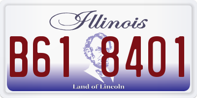 IL license plate B618401