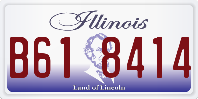 IL license plate B618414