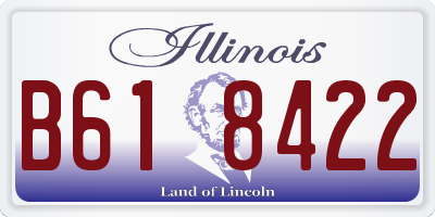 IL license plate B618422