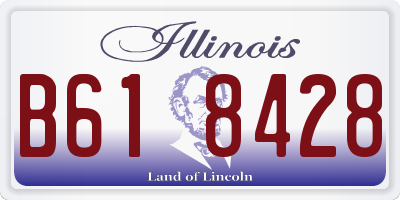 IL license plate B618428