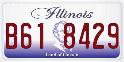IL license plate B618429